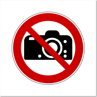 No photography Posters and Art